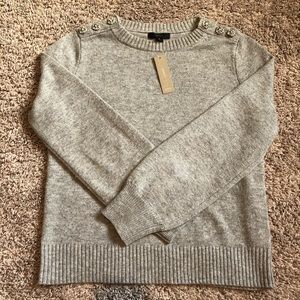 NWT J Crew Rhinestone Studded Sweater